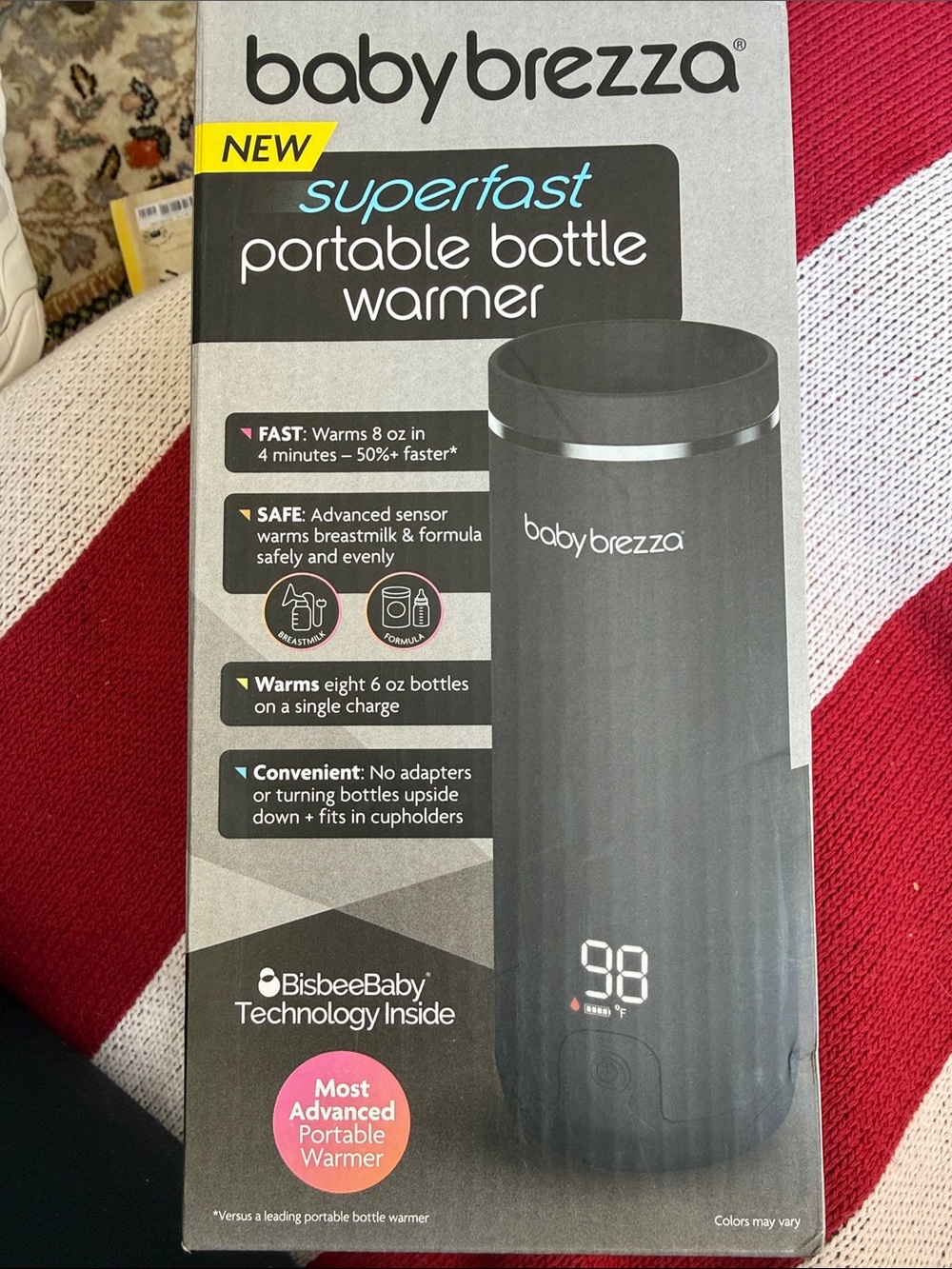 Superfast Portable Bottle Warmer - Black